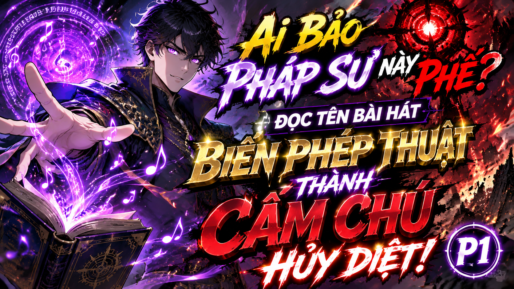 [TRỌN BỘ 1-921] Ai Bảo Pháp Sư Này Phế? Đọc Tên Bài Hát Biến Phép Thuật Thành CẤM CHÚ Hủy Diệt!