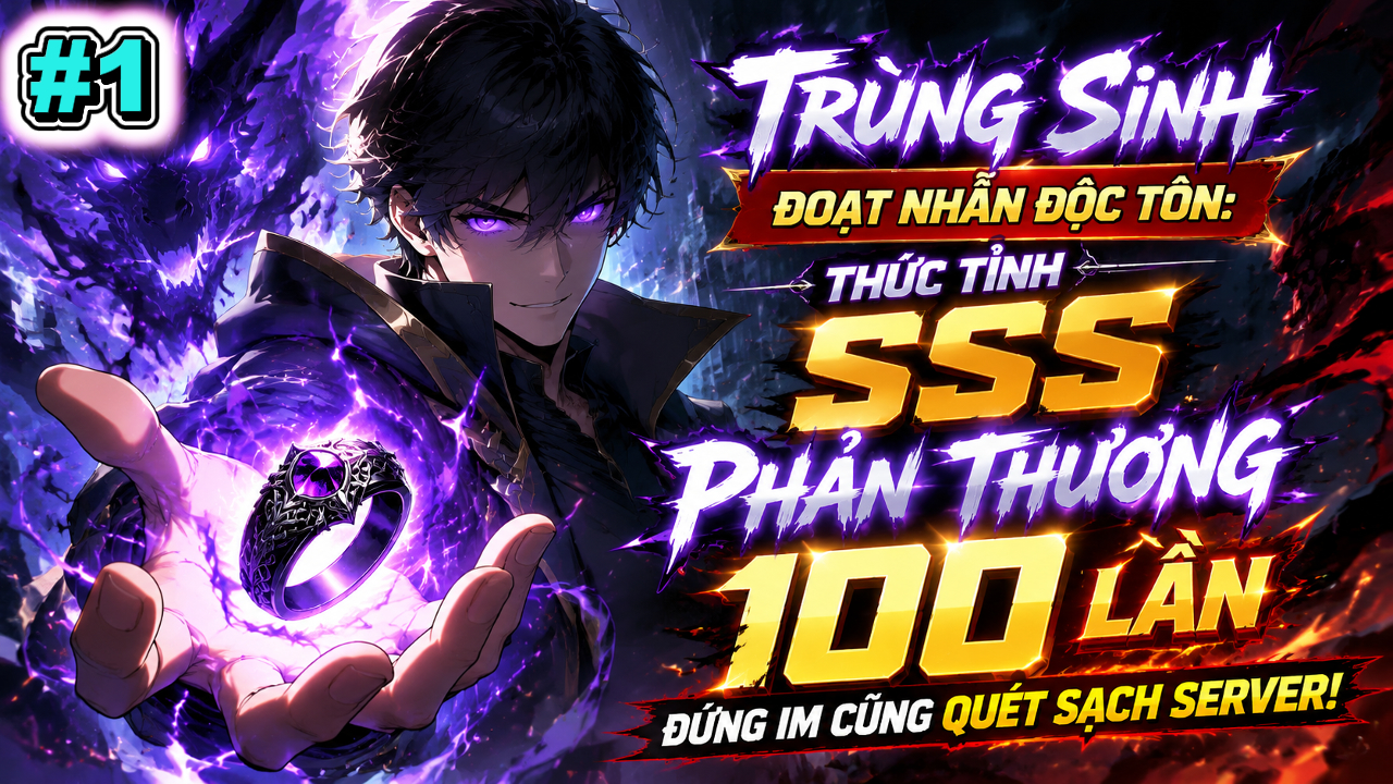 [TRỌN BỘ 1-369] Trùng Sinh Đoạt Nhẫn Độc Tôn Thức Tỉnh SSS Phản Thương 100 Lần, Đứng Im Cũng Quét Sạch Server!