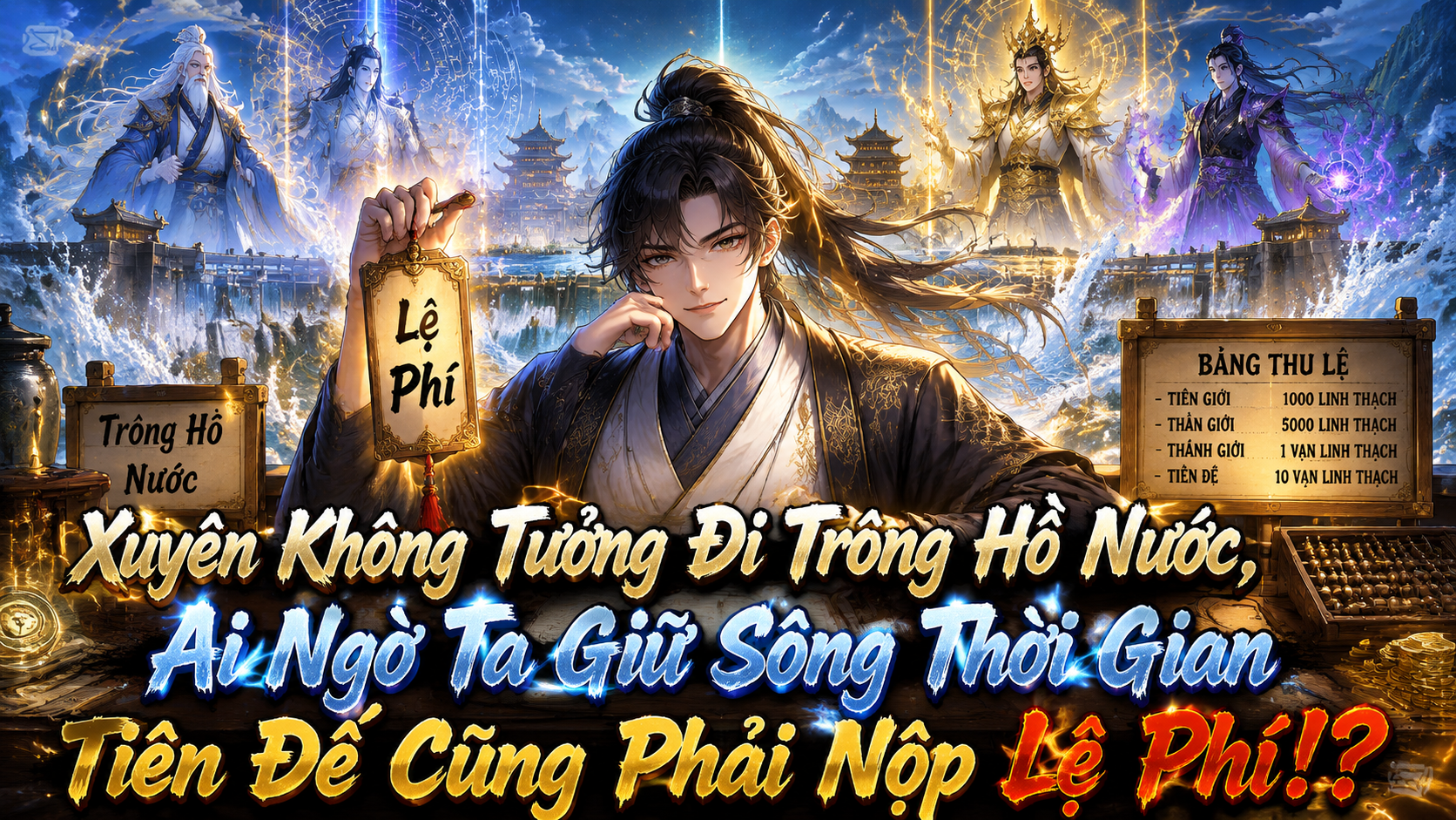 [TRỌN BỘ 1-618] Xuyên Không Tưởng Đi Trông Hồ Nước, Ai Ngờ Ta Giữ Sông Thời Gian Tiên Đế Cũng Phải Nộp Lệ Phí!? - Nhím Tu Tiên