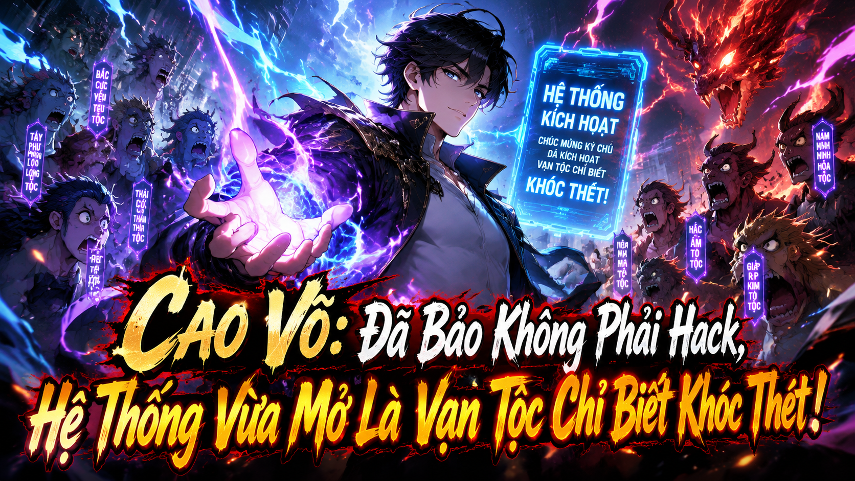[TRỌN BỘ 1-601] Cao Võ Đã Bảo Không Phải Hack, Hệ Thống Vừa Mở Là Vạn Tộc Chỉ Biết Khóc Thét!