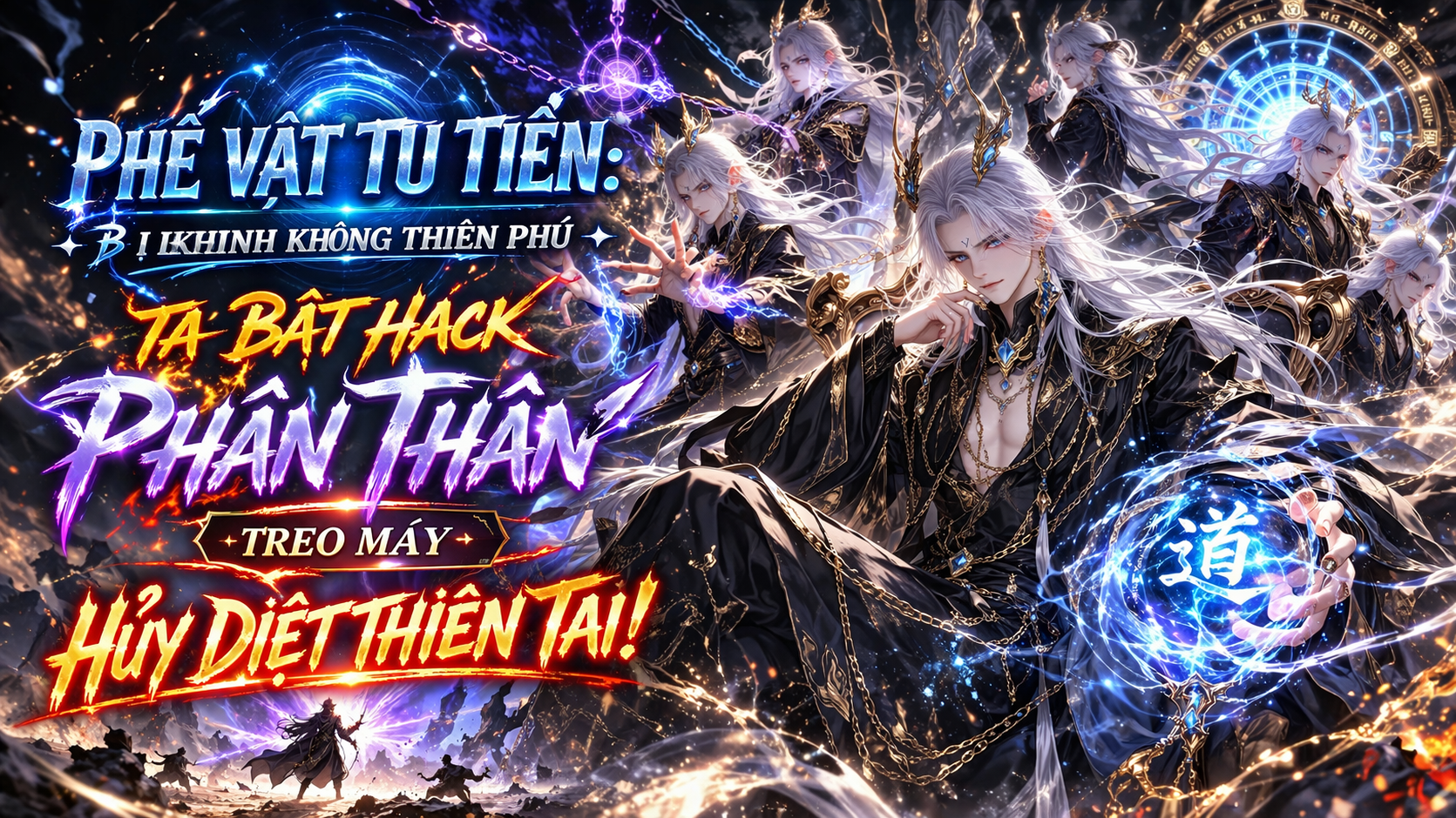 Phế Vật Tu Tiên: Bị Khinh Không Thiên Phú, Ta Bật Hack Phân Thân Treo Máy Hủy Diệt Thiên Tài!