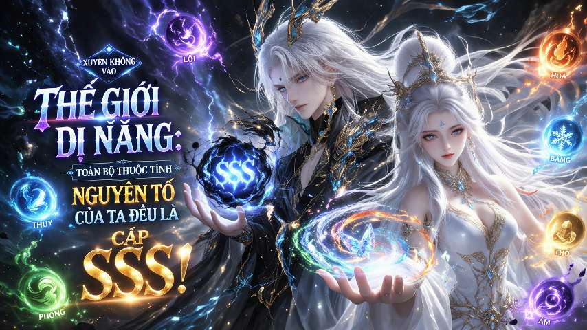 【FULL BỘ】Xuyên Không Vào Thế Giới Dị Năng: Toàn Bộ Thuộc Tính Nguyên Tố Của Ta Đều Là Cấp SSS!