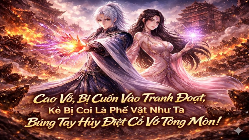 Cao Võ: Bị Cuốn Vào Tranh Đoạt, Kẻ Bị Coi Là Phế Vật Như Ta Búng Tay Hủy Diệt Cổ Võ Tông Môn!