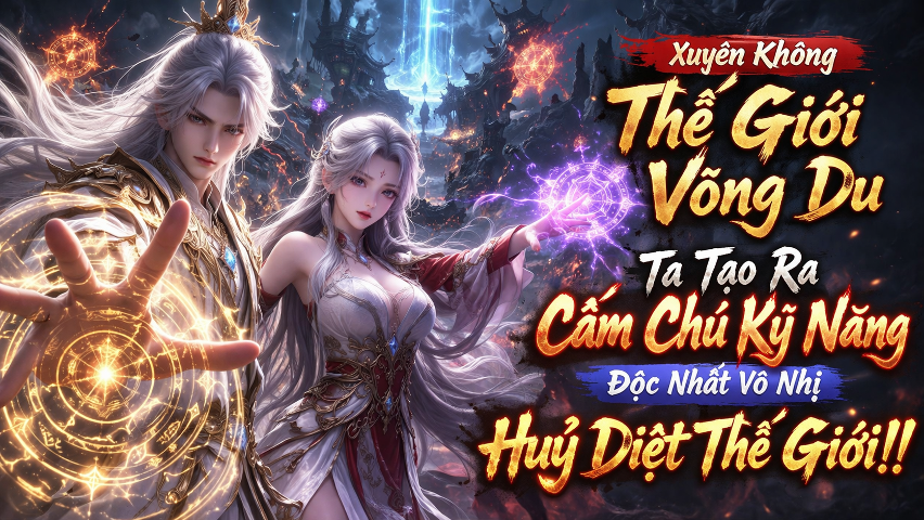 [FULL] Xuyên Không Thế Giới Võng Du, Ta Tạo Ra Cấm Chú Kỹ Năng Độc Nhất Vô Nhị, Huỷ Diệt Thế Giới!