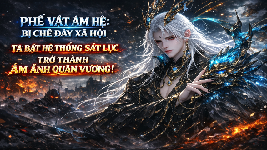 Phế Vật Ám Hệ: Bị Chê Đáy Xã Hội, Ta Bật Hệ Thống Sát Lục Trở Thành Ám Ảnh Quân Vương!